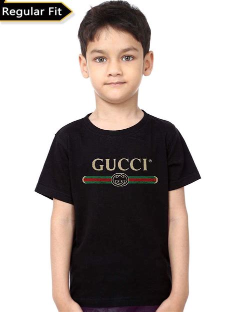 gucci boy t shirt|Gucci shirt for kids boys.